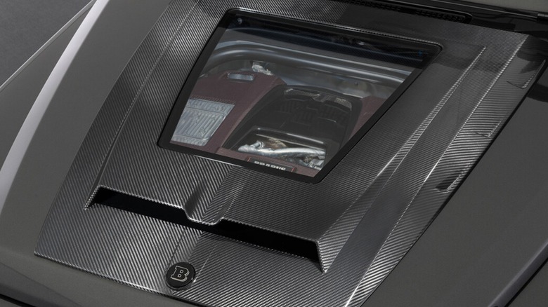 Brabus P 900 hood engine window