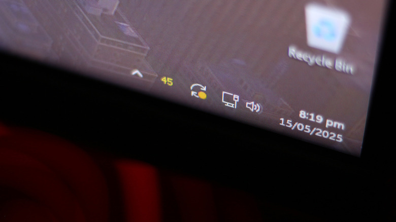 Ethernet connection icon on a Windows computer