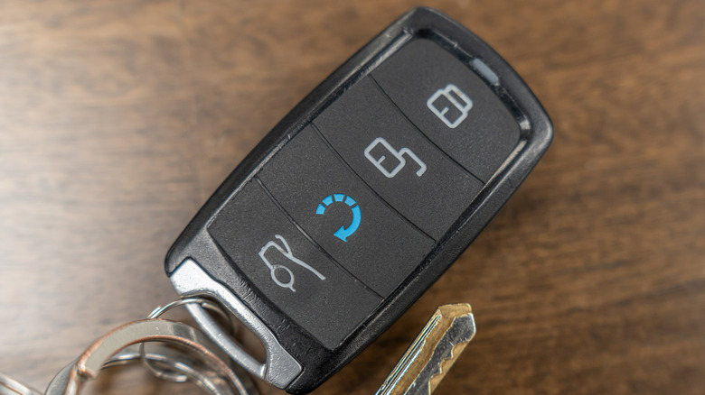 Remote car key fob