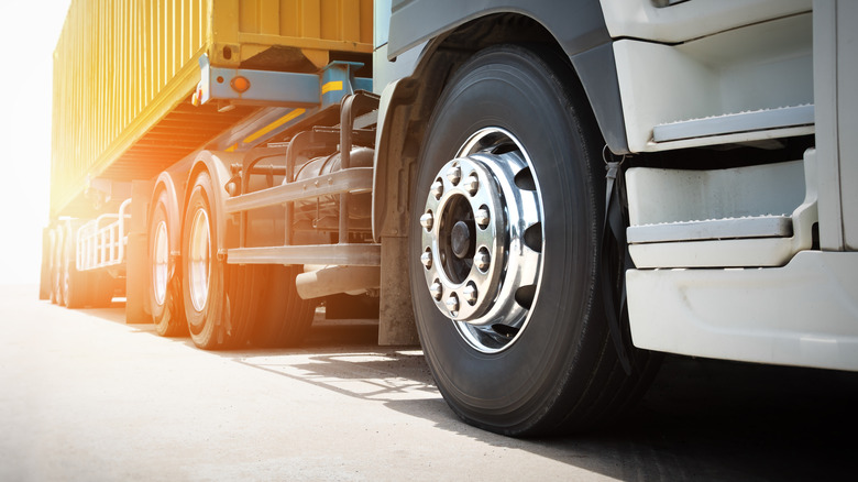 Semi truck wheels