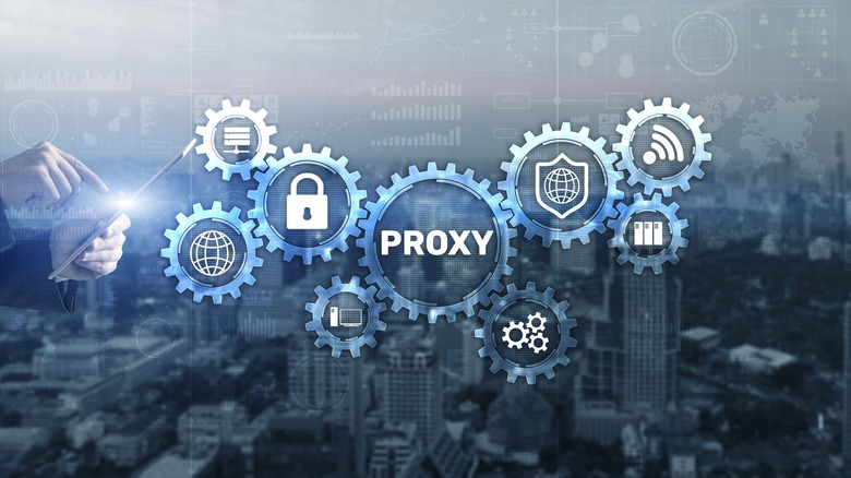 Virtual proxy diagram