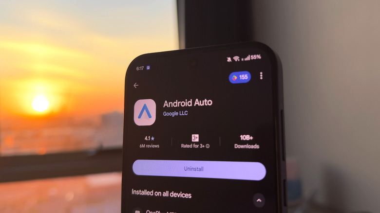 Android Auto app in the Play Store.