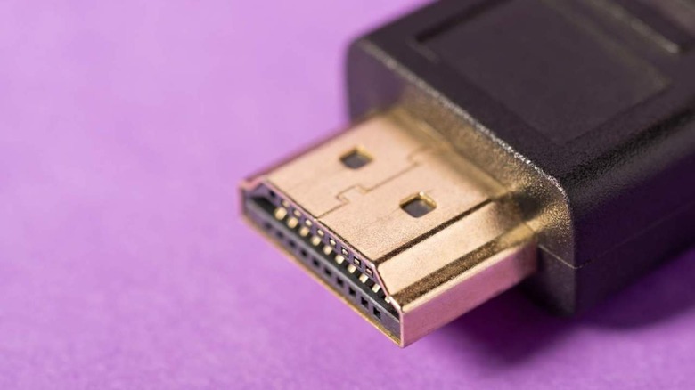 golden hdmi connector 