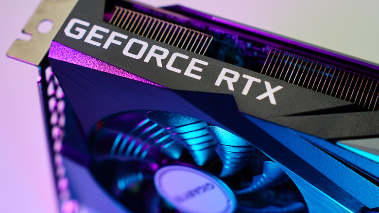 An Nvidia graphics card
