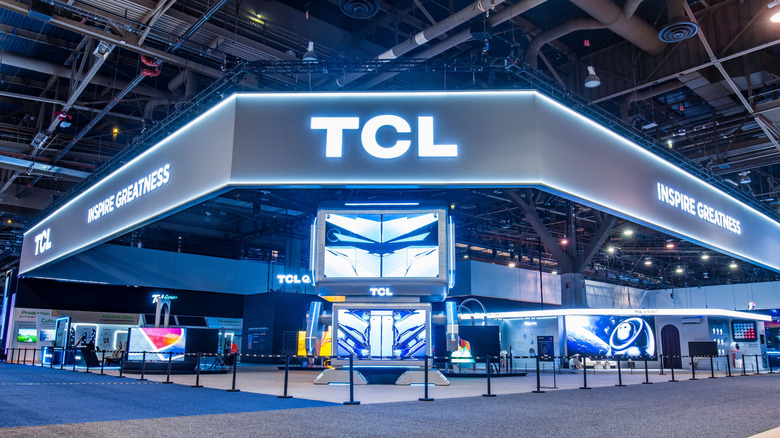 TCL stand at CES 2025
