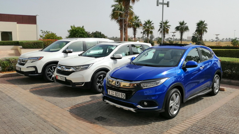 Honda HR-V, CR-V, and Pilot