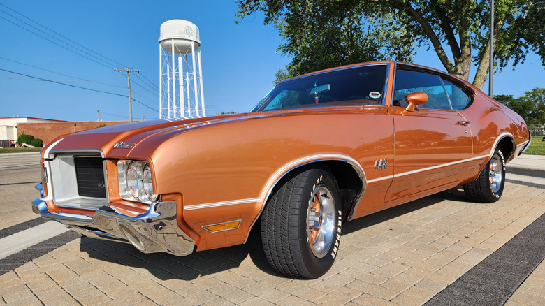 Outdoor shot of a Cutlass Supreme 1971