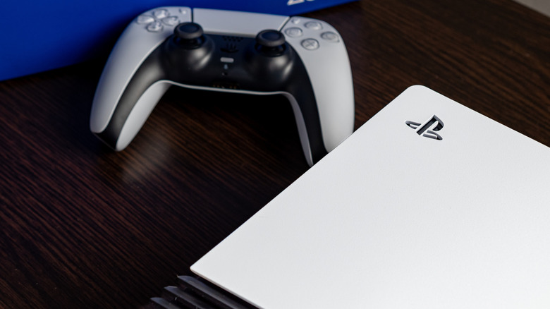PlayStation 5 Pro console with controller