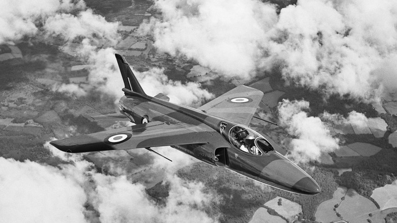 Folland Gnat jet aircraft
