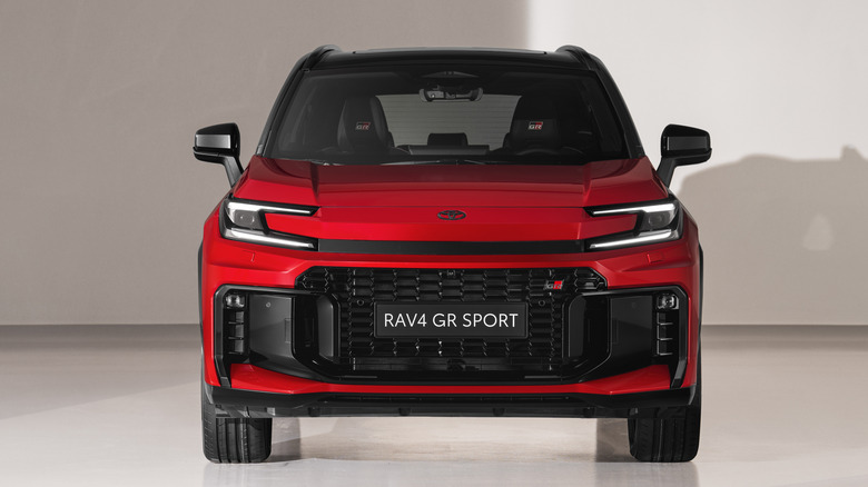 Red 2026 Toyota RAV4 GR Sport promo photo