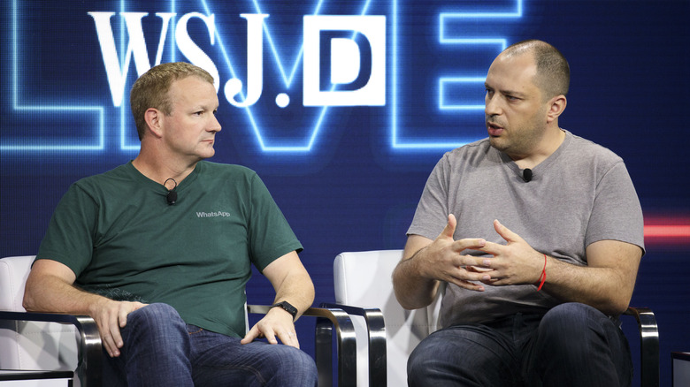 WhatsApp founders in interview