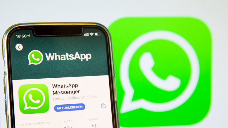 WhatsApp app store smartphone