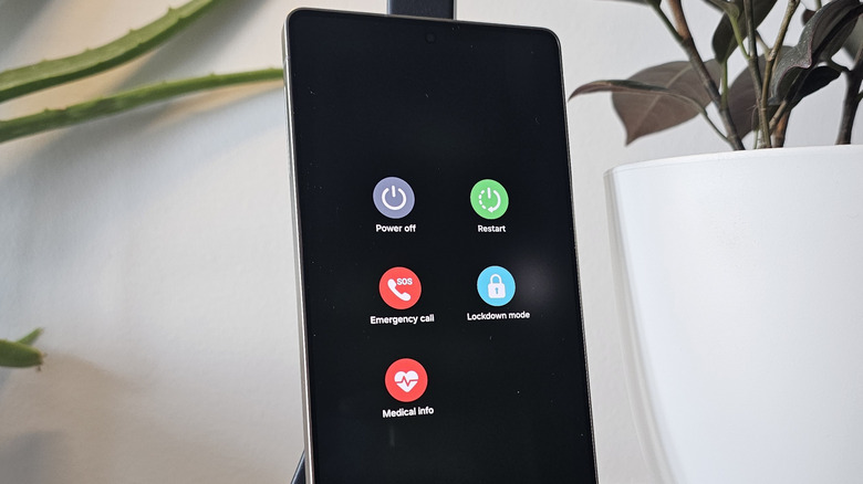 Samsung Galaxy S25 Ultra power menu