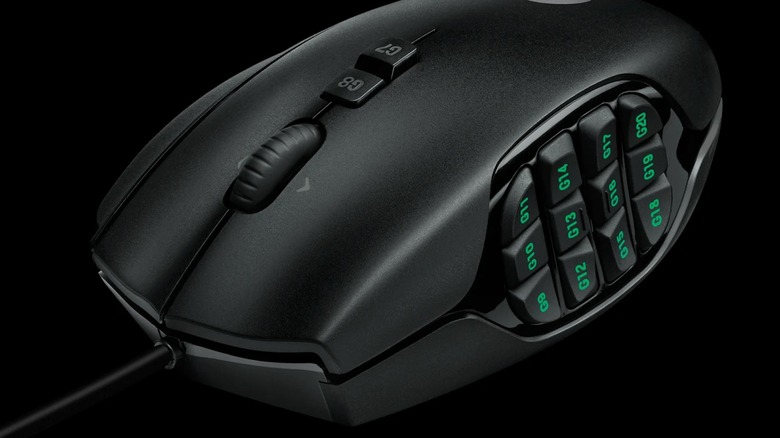 G600 mouse, front view