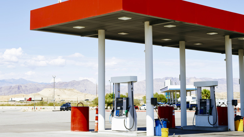 Gas station in Nevada
