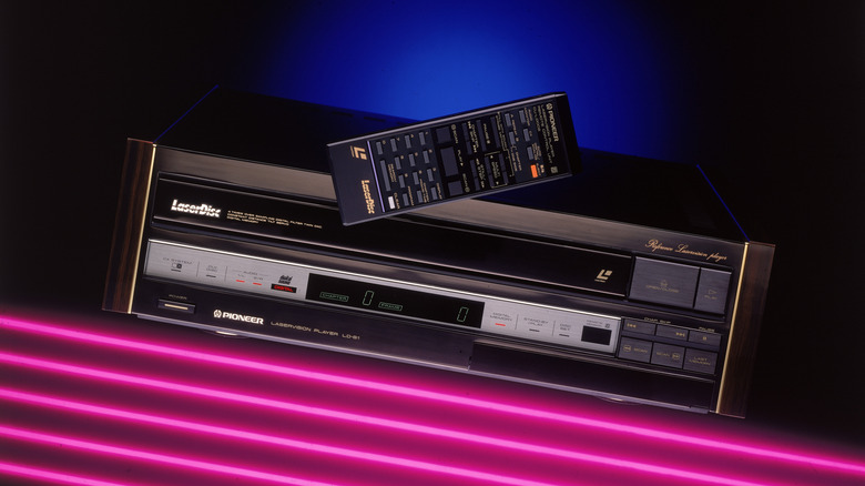 LaserDisc player and remote