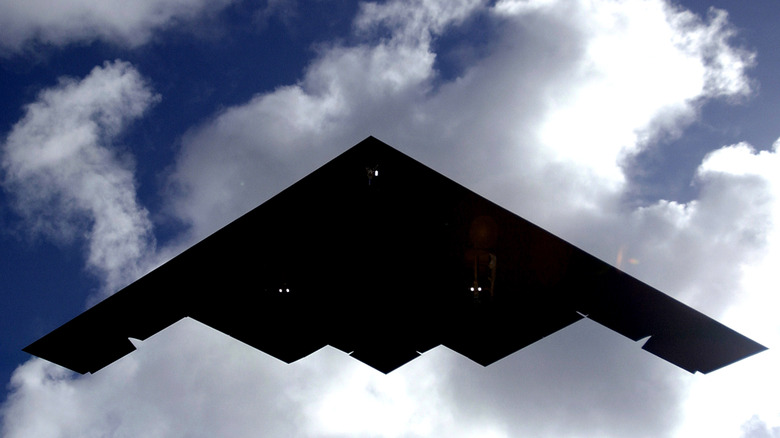 B-2 Bomber captured from below