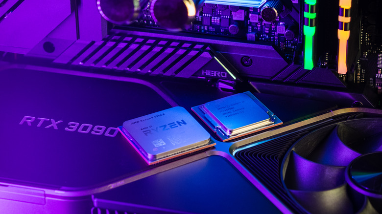 Graphics card and CPU