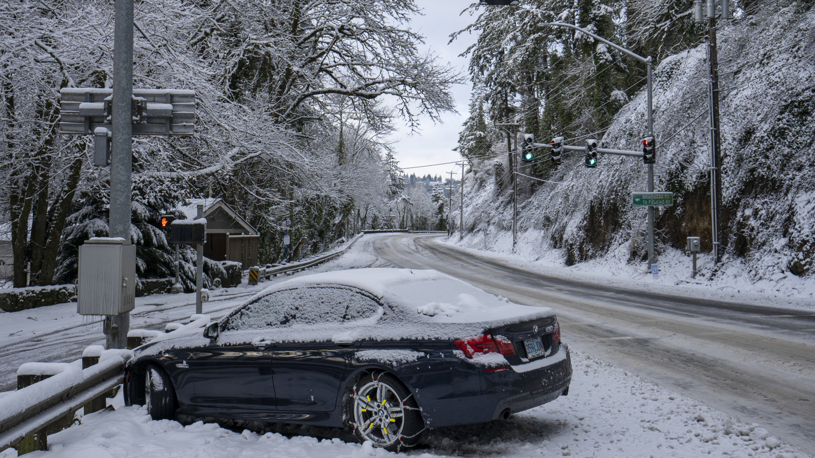 When Your Car Slides In Winter Weather, This Could Prevent A Crash