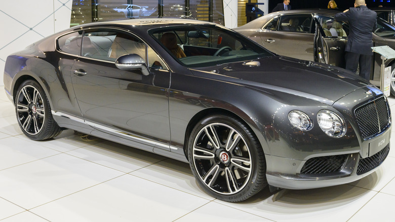 The Bentley Continental GT luxury coupe