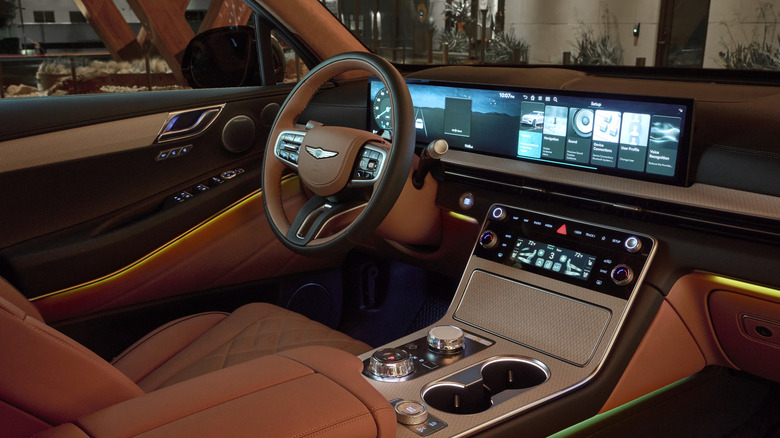 Interior dashboard of the 2025 Genesis GV80