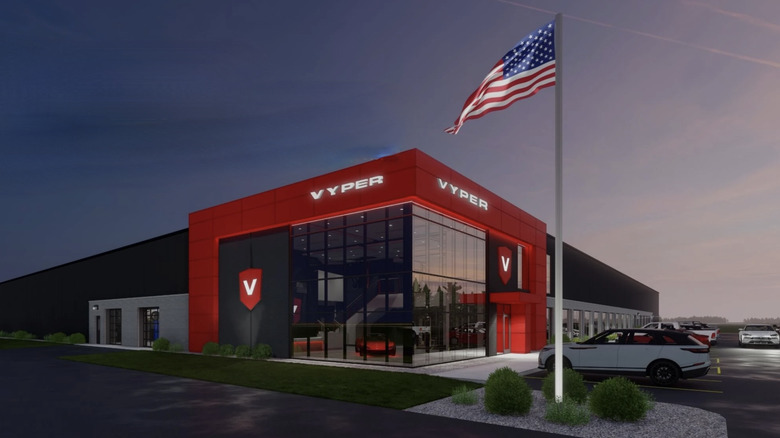 Promotional graphic depicting the new Vyper headquarters