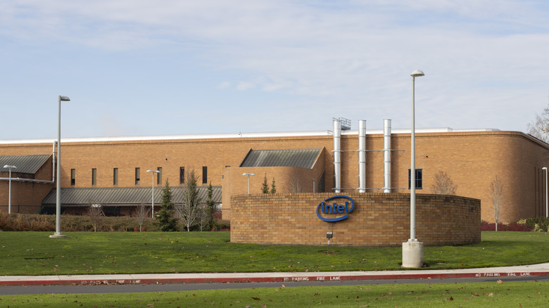 Intel production facility in Aloha, Oregon, USA
