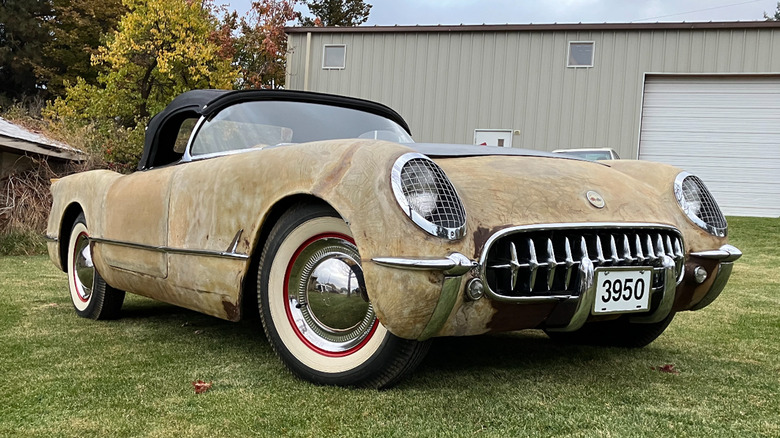1953 Chevrolet Corvette CN 001, front-right 3/4 view