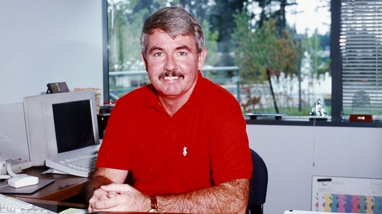 Bob O'Rear launching Microsoft UK in 1982