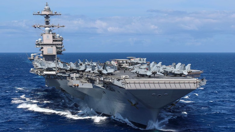 USS Gerald R. Ford at sea
