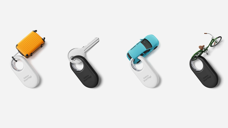 Multiple Samsung SmartTag2 Bluetooth trackers