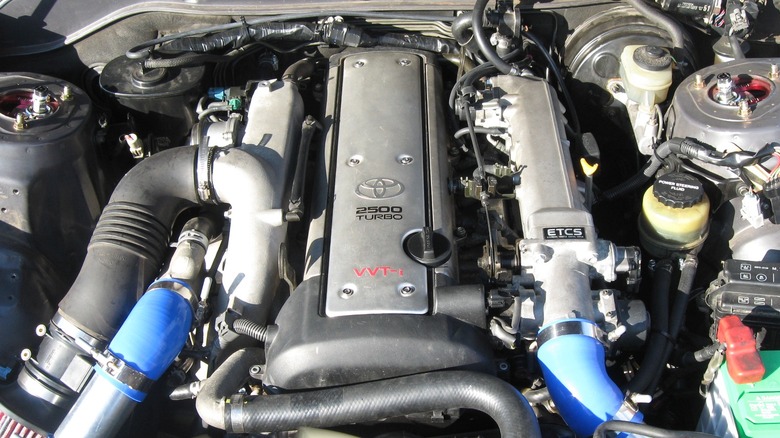 1JZ-GTE engine bay