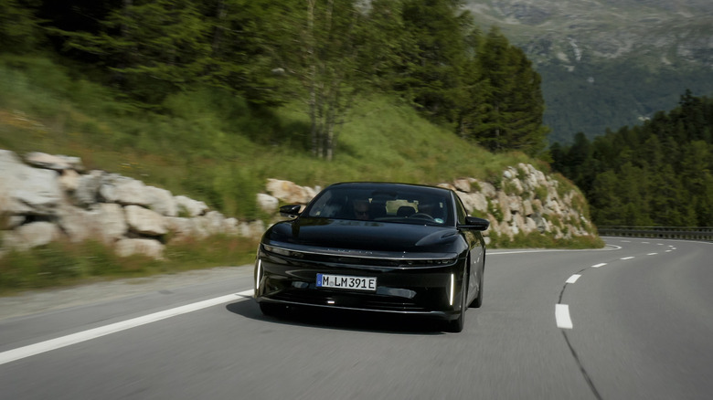 Lucid Air on its record-setting range drive