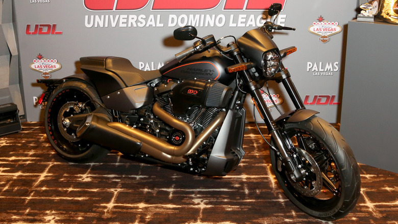 A 2019 Harley Davidson FXDR 114