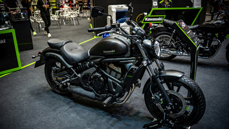 Kawasaki Vulcan S motorbike, display at Thailand International Motor Show 2022