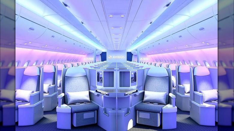 An airbus A380 interior