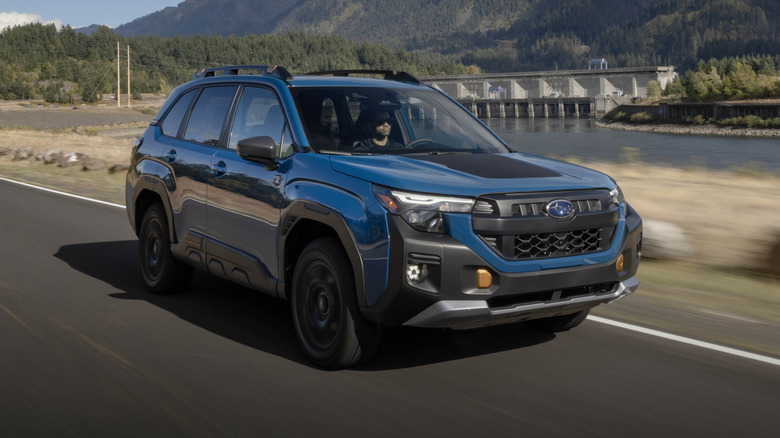 2026 Subaru Forester Wilderness on the road