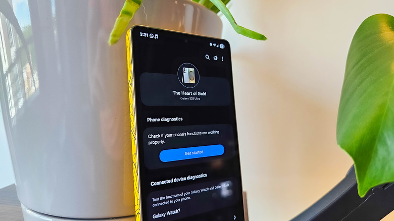Samsung Members app displayed on Samsung Galaxy S25 Ultra
