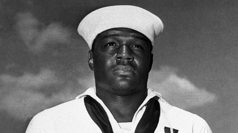 Mess Attendant 2nd Class Doris Miller in 1942.