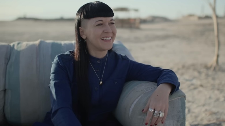 Rhiannon Adam during an interview
