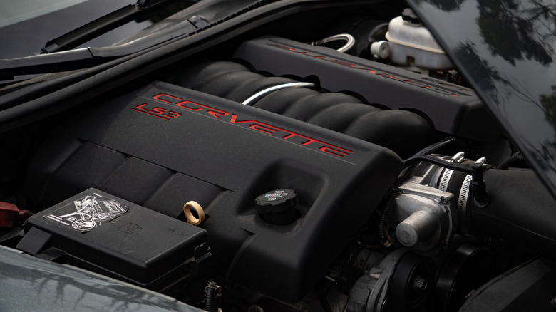 Chevrolet Corvette C6 LS3 engine bay