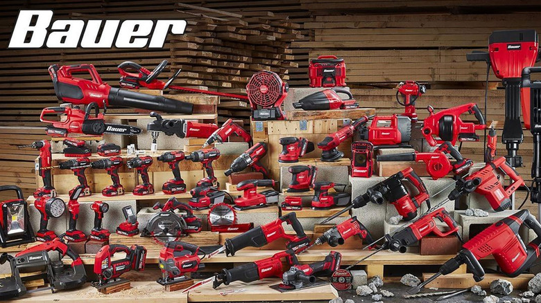 compilation of Bauer power tools