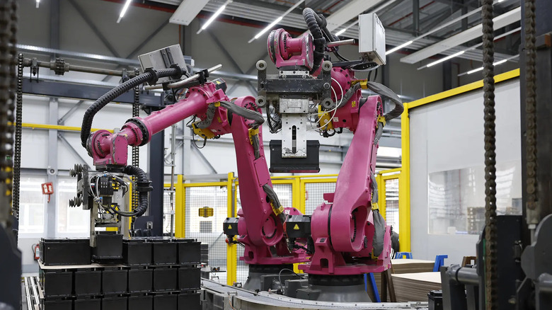 clarios robot in Germany factory