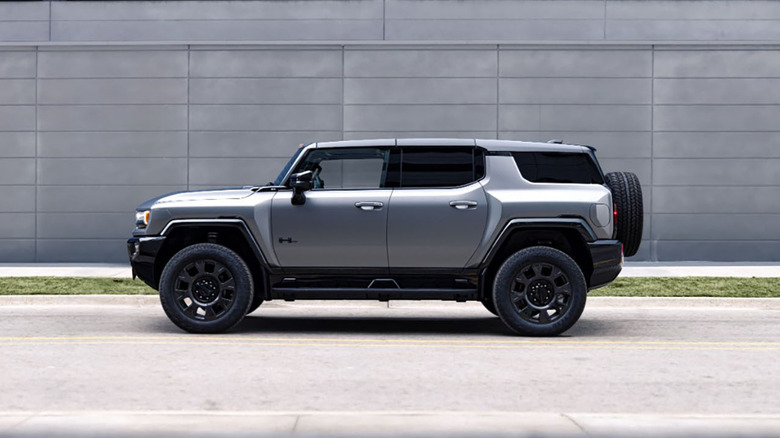 Side view of 2026 Hummer EV SUV