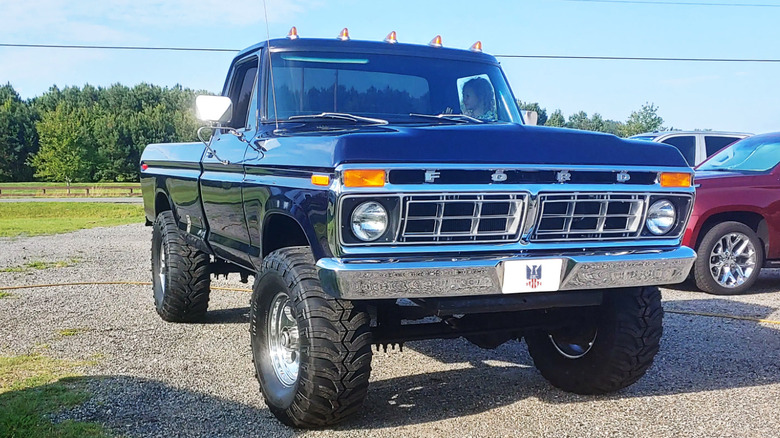 Classic Ford pickup with Interco tires