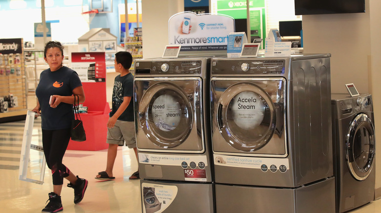 Kenmore washer display