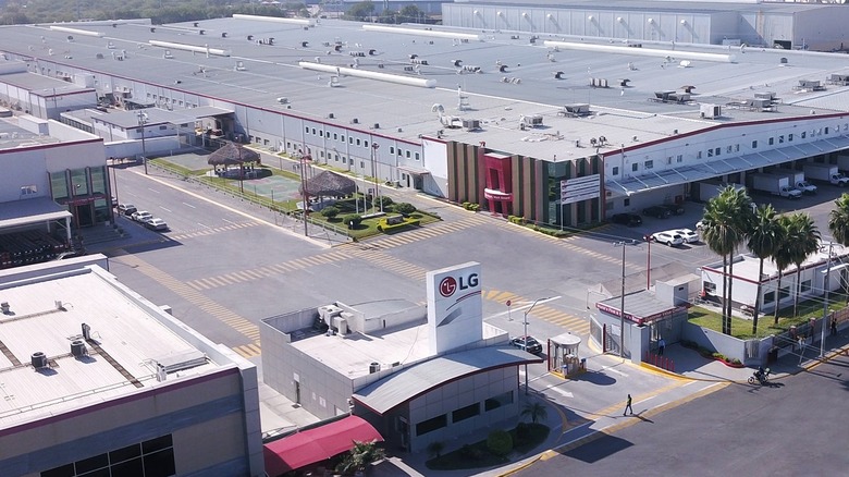 LG's production facility in Mexico