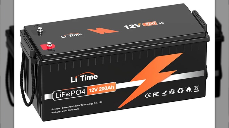 Black Li Time battery LiFePO4
