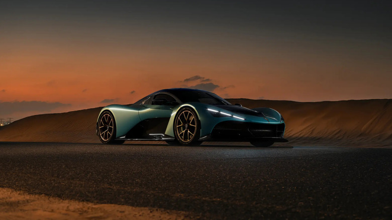 Zenvo Aurora Tur hypercar in the desert