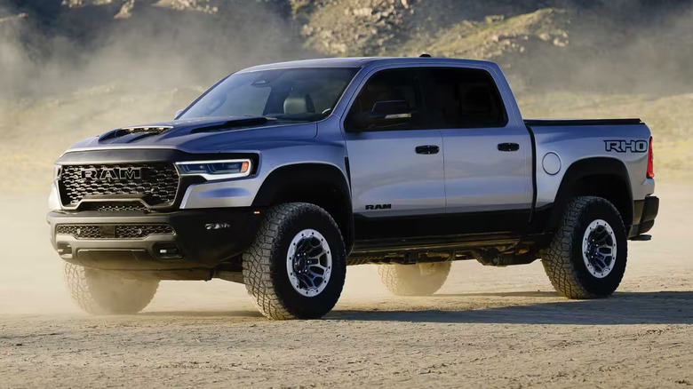 2025 Ram 1500 RHO parked sand